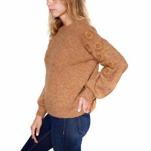 New North & CO. Ladies' Crochet Embroidered Floral Sweater